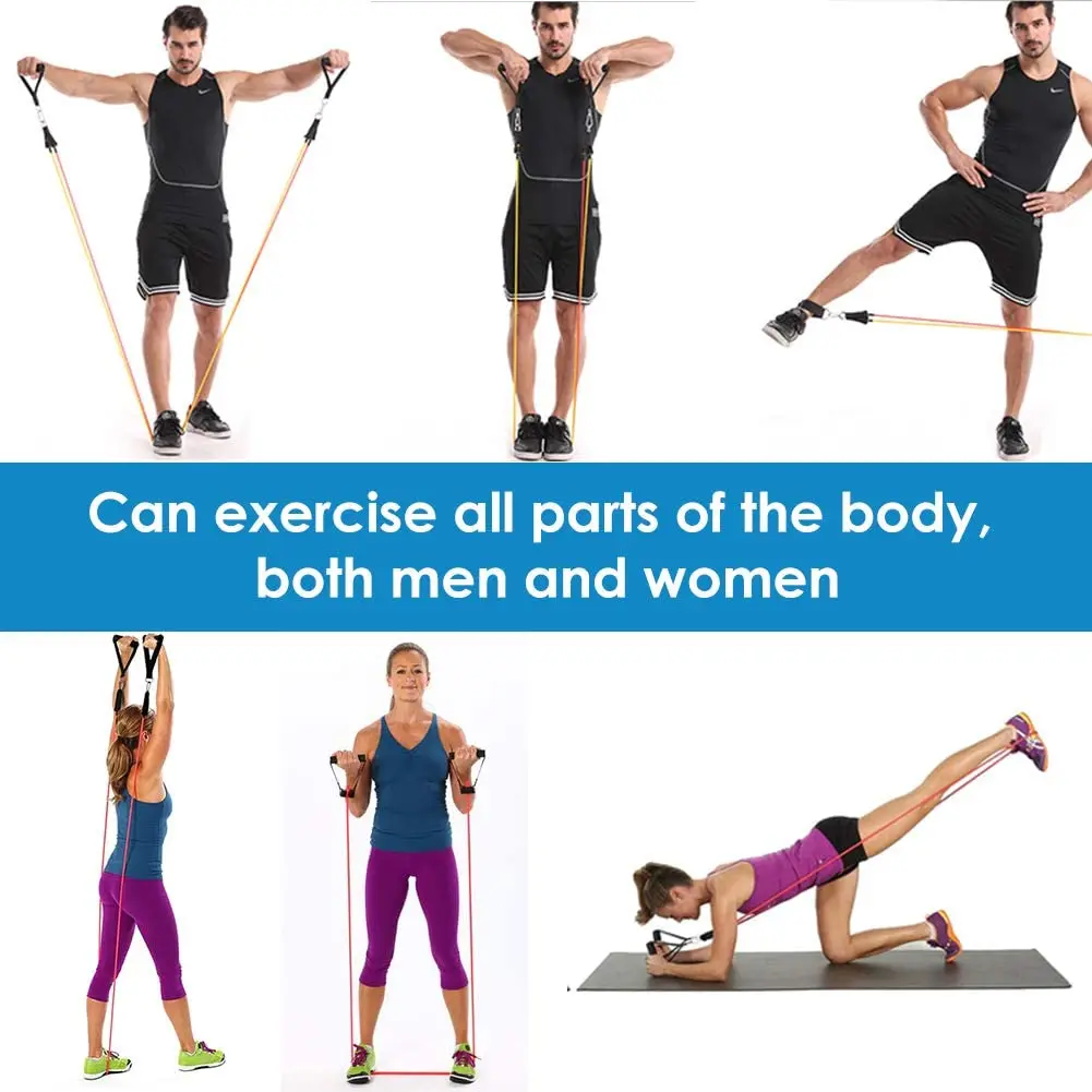 11 Pcs Resistance Bands Set Fitness Bands Resistance Gym Equipment Exercise Bands Pull Rope Fitness Elastic Trainingkout Elastic
11 Pcs Resistance Bands Set Fitness Bands Resistance Gym Equipment Exercise Bands Pull Rope Fitness Elastic Trainingkout Elastic