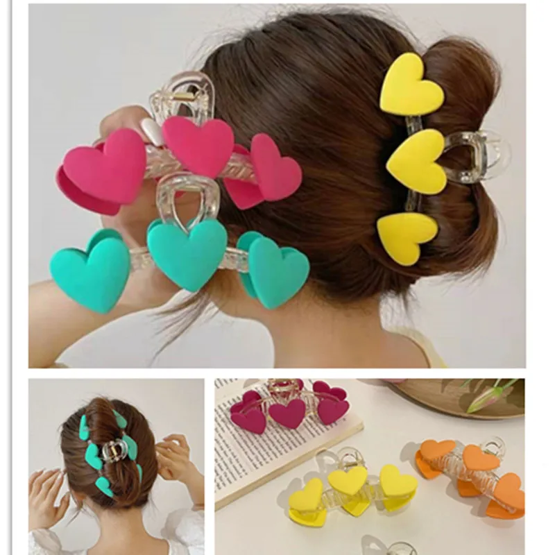 MISANANRYNE Acrylic Hair Claws Crab Clamps Women Claw Clips Girls Candy Color Heart Hair Clips Cross Hairdres
MISANANRYNE Acrylic Hair Claws Crab Clamps Women Claw Clips Girls Candy Color Heart Hair Clips Cross Hairdres