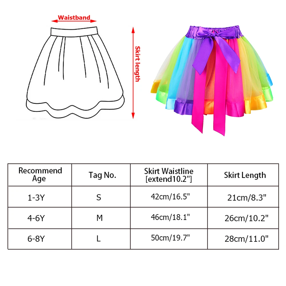 BAOHULU Girl Skirt Kids Children Tutu Skirt Short Rainbow Skirt Baby Infant Christmas Clothes Colorful Dance Birthday Gift
BAOHULU Girl Skirt Kids Children Tutu Skirt Short Rainbow Skirt Baby Infant Christmas Clothes Colorful Dance Birthday Gift