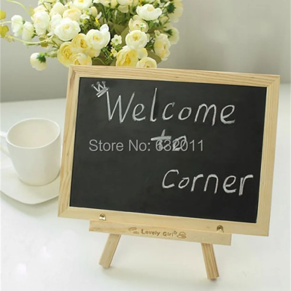 Wooden Whiteboard Message Memo Welcome Blackboard Coffee Drink Store Mini Pop Advertising Price Label Sign Menu Showing Stand
Wooden Whiteboard Message Memo Welcome Blackboard Coffee Drink Store Mini Pop Advertising Price Label Sign Menu Showing Stand