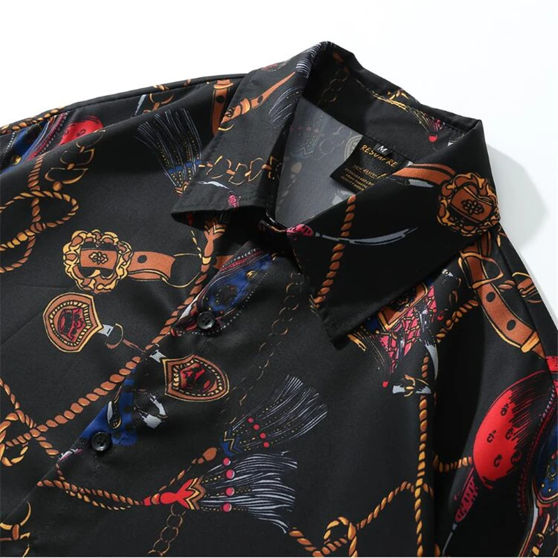 European Style Creative Retro 3D Printing Long Sleeve Shirt Men 2021 New Quality Polyester Soft Smooth Boutique Camisa Masculina
European Style Creative Retro 3D Printing Long Sleeve Shirt Men 2021 New Quality Polyester Soft Smooth Boutique Camisa Masculina
