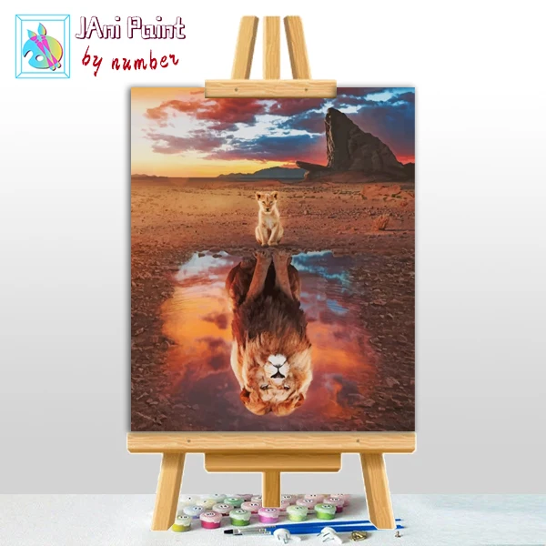 lion-reflection-in Picture DIY Painting By Numbers animal Colouring Zero Basis HandPainted Oil Painting Unique Gift Home Decor
lion-reflection-in Picture DIY Painting By Numbers animal Colouring Zero Basis HandPainted Oil Painting Unique Gift Home Decor