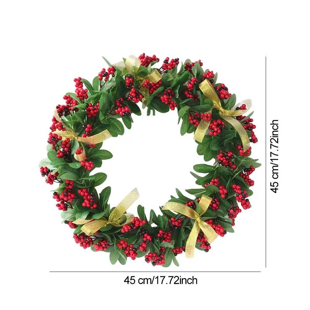 Christmas 45cm Artificial Wreath Pine Cones Berries And Flowers Holiday Front Door Hanging Decoration Door Hanging Wreath
Christmas 45cm Artificial Wreath Pine Cones Berries And Flowers Holiday Front Door Hanging Decoration Door Hanging Wreath