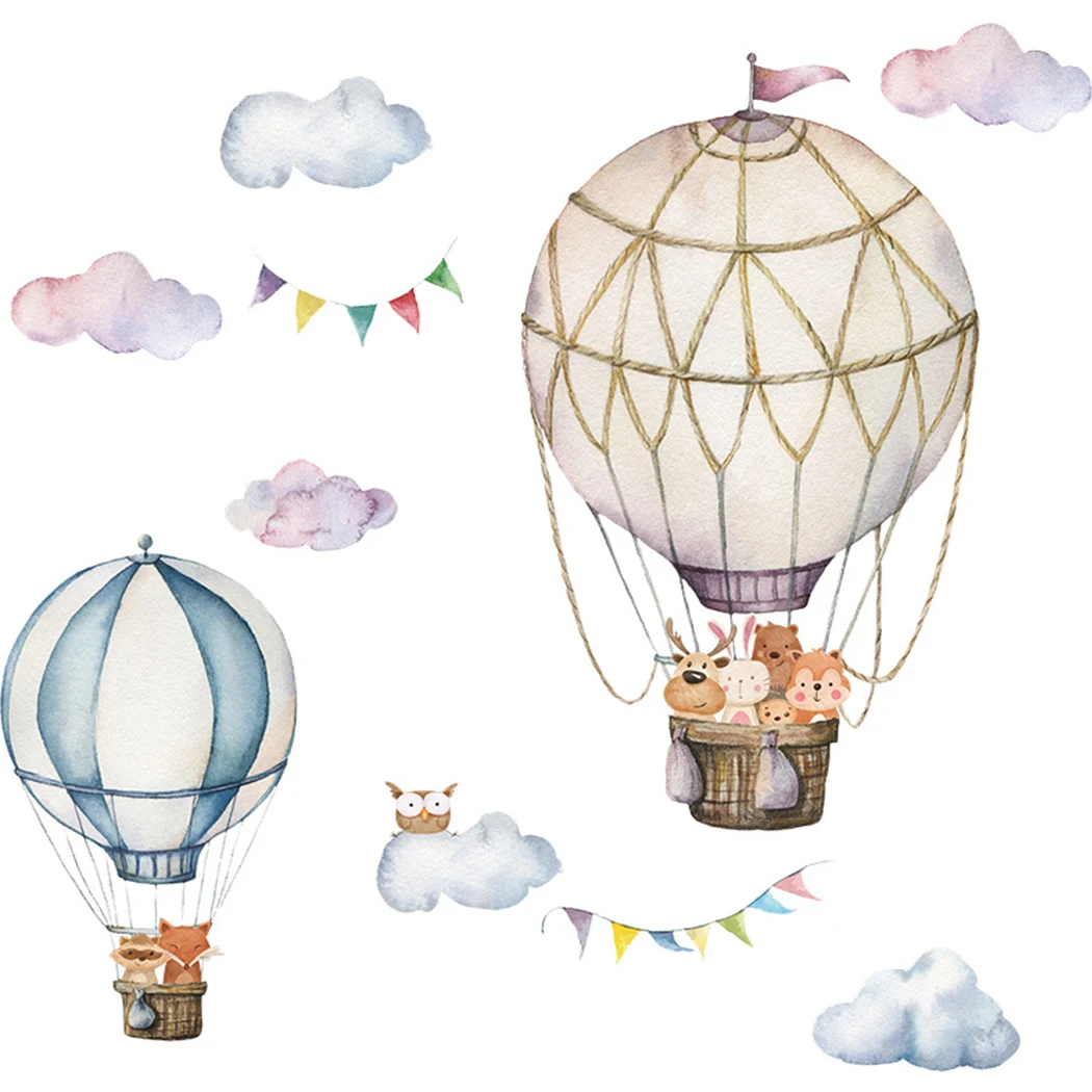 Colorful Hot Air Balloon Cloud Rain PVC Wall Decal Wall Sticker Cartoon Wallpaper For Kids Baby Room Home Decor
Colorful Hot Air Balloon Cloud Rain PVC Wall Decal Wall Sticker Cartoon Wallpaper For Kids Baby Room Home Decor