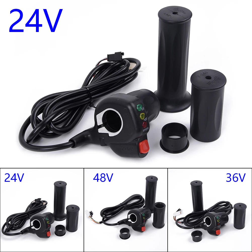 24V/36/48V Scooter Half Twist Throttle Accelerator Speed Control Durable LED Digital Battery Voltage Display Parts
24V/36/48V Scooter Half Twist Throttle Accelerator Speed Control Durable LED Digital Battery Voltage Display Parts
