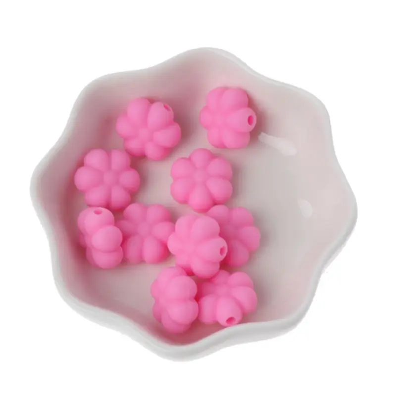 10 PCS Multi-Colors 15 MM Double-faced Flower Silicone Beads Teething Beads For DIY Necklace BPA Free
10 PCS Multi-Colors 15 MM Double-faced Flower Silicone Beads Teething Beads For DIY Necklace BPA Free