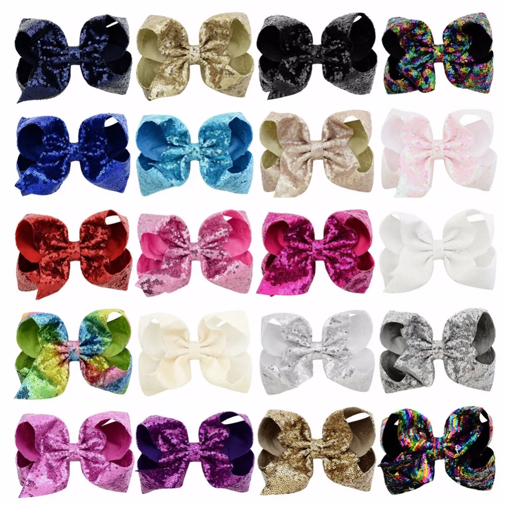 20colors Large 8inch Girls Embroideried Sequin Bows With Alligator Clips Kids Hairpins Bling Barrette Hair Accessories Hairclips
20colors Large 8inch Girls Embroideried Sequin Bows With Alligator Clips Kids Hairpins Bling Barrette Hair Accessories Hairclips