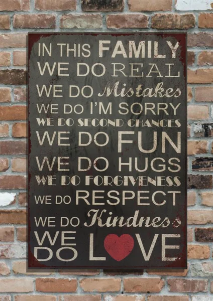 Family, Motto! 12x8" Retro Vintage Metal Sign Plaque Wall Art
Family, Motto! 12x8" Retro Vintage Metal Sign Plaque Wall Art