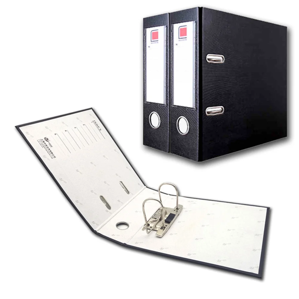 22.5x25cm A5 Size Lever Arch File Folders with Clip and Finger Grip Hole (Black)
22.5x25cm A5 Size Lever Arch File Folders with Clip and Finger Grip Hole (Black)