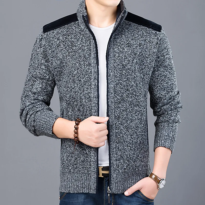 #5912 Knitted Cardigan Men Autumn Winter 2021 Stand Collar Slim Sweater Coat For Men Thick Long Sleeved Knitwear Man Slim
#5912 Knitted Cardigan Men Autumn Winter 2021 Stand Collar Slim Sweater Coat For Men Thick Long Sleeved Knitwear Man Slim
