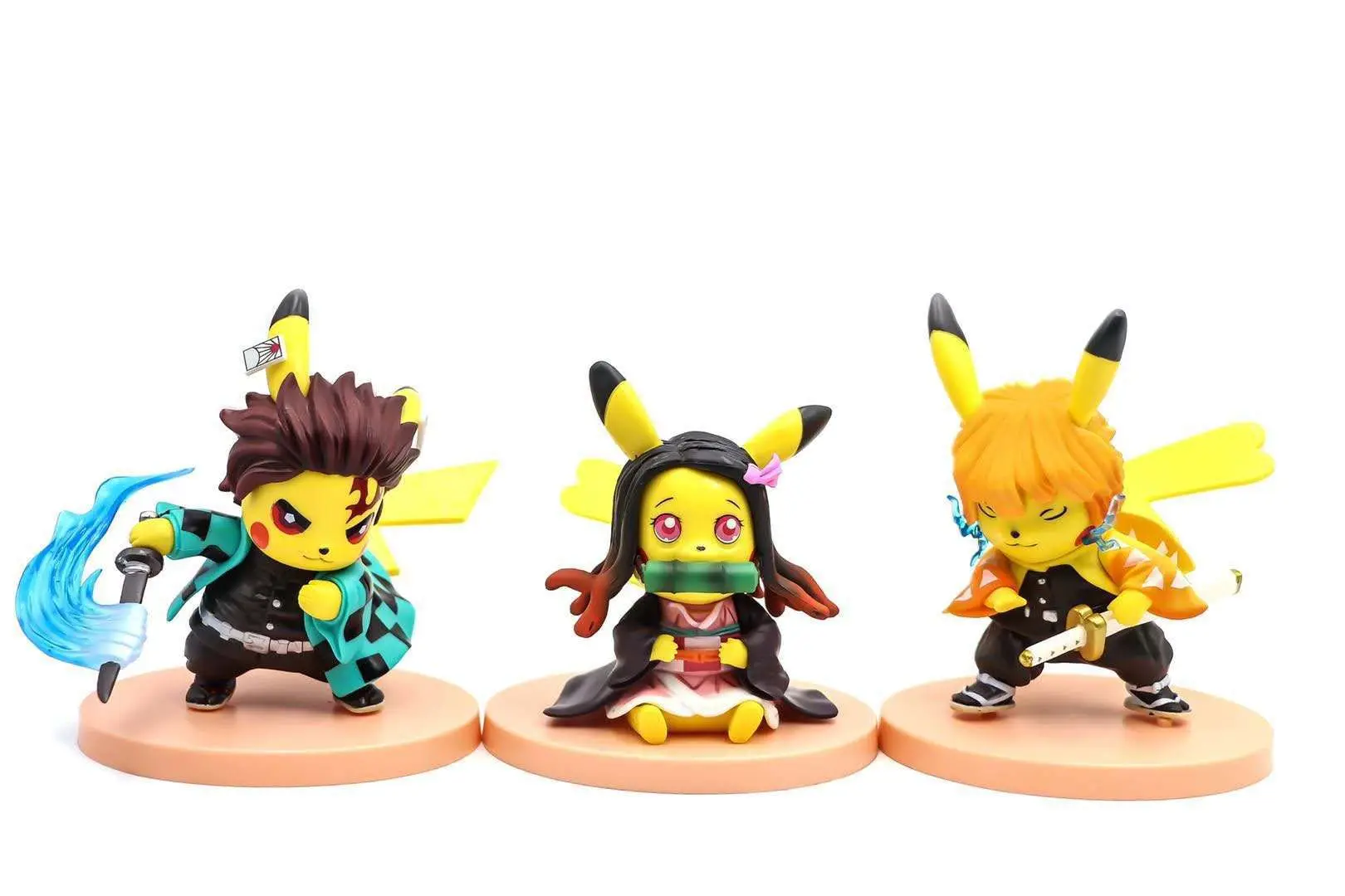 Pokemon Pikachu COS Demon Slayer Tanjirou Nezuko Agatsuma Zenitsu Boxed Model Toys Anime Model Christmas Birthday Gift
Pokemon Pikachu COS Demon Slayer Tanjirou Nezuko Agatsuma Zenitsu Boxed Model Toys Anime Model Christmas Birthday Gift