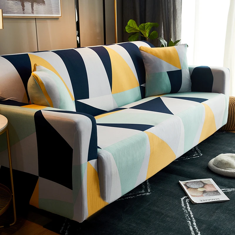 Full-Wrap Printed Stretch Sofa Cover For Living Room Chaise Longue Anti-Skid Soft Washable 1 2 3 4 Seater Geometric Pattern
Full-Wrap Printed Stretch Sofa Cover For Living Room Chaise Longue Anti-Skid Soft Washable 1 2 3 4 Seater Geometric Pattern
