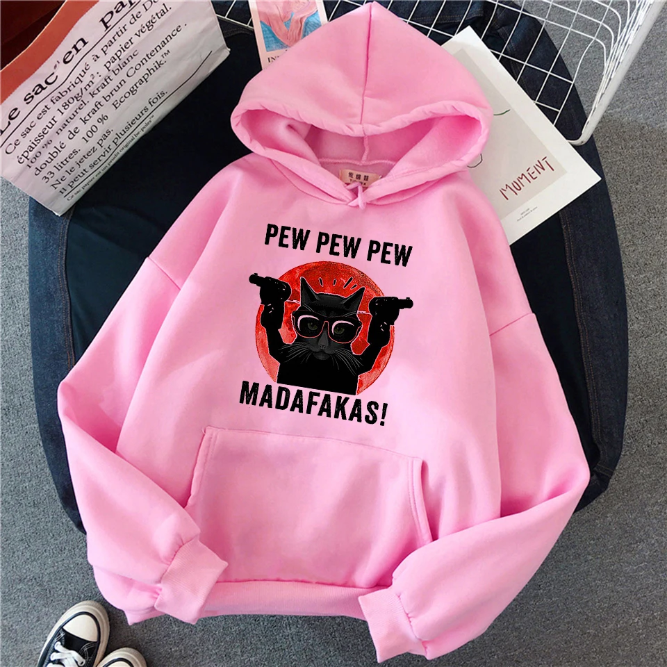 Pew Pew Madafakas Cats 7 Colors Solid Hoodies Autumn Casual Hooded Plus Size Women Sweatshirts Fashion Pocket Couple Hoody Tops
Pew Pew Madafakas Cats 7 Colors Solid Hoodies Autumn Casual Hooded Plus Size Women Sweatshirts Fashion Pocket Couple Hoody Tops