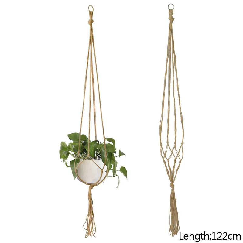 Handmade Plant Hanger Baskets Flower Pots Holder Balcony Hanging Decoration Knotted Lifting Rope Home Garden Supplies Tools
Handmade Plant Hanger Baskets Flower Pots Holder Balcony Hanging Decoration Knotted Lifting Rope Home Garden Supplies Tools
