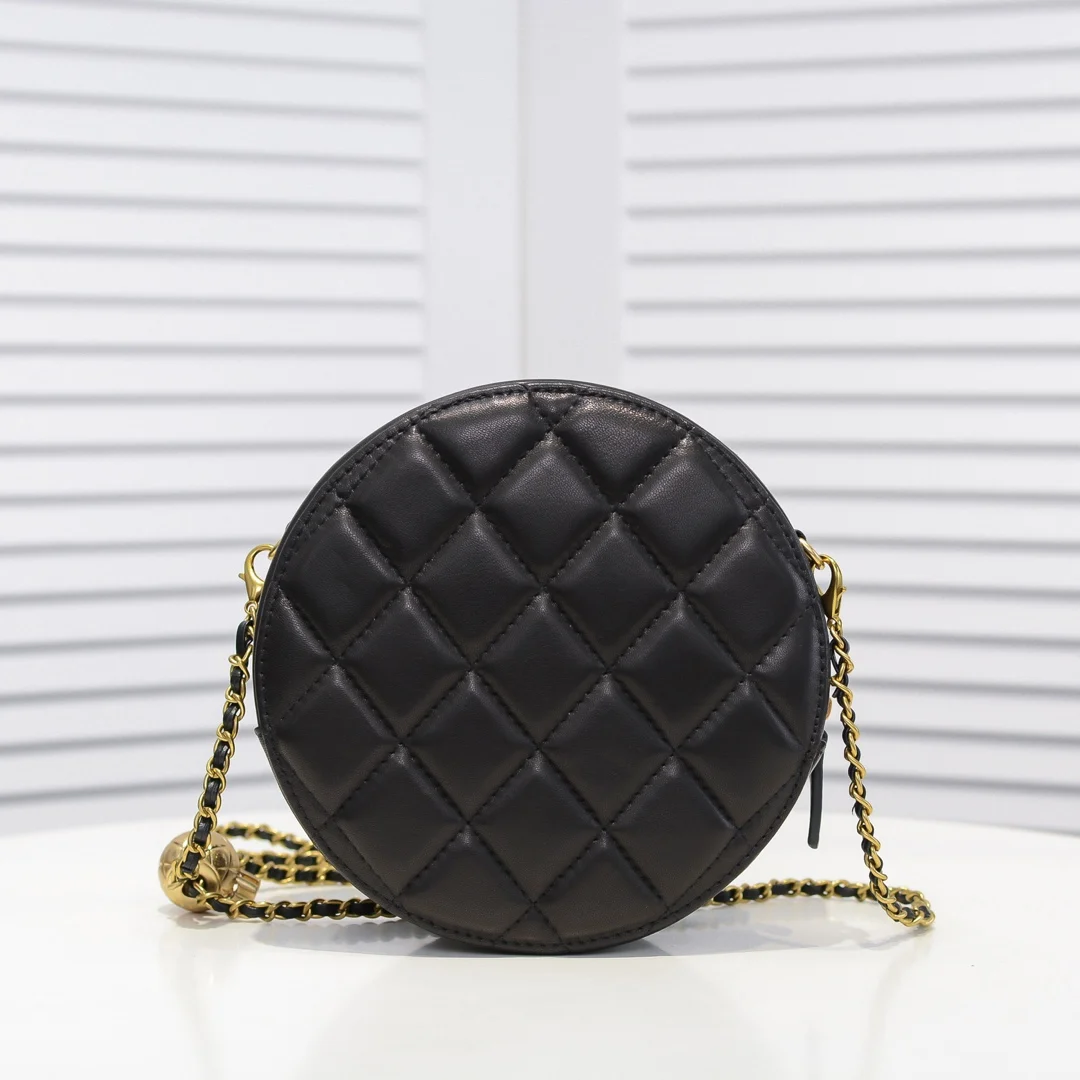Crossbody Bag For Women Plaid Chain Handbags Genuine Leather Round Small Shoulder Bag Female Zip Purse
Crossbody Bag For Women Plaid Chain Handbags Genuine Leather Round Small Shoulder Bag Female Zip Purse