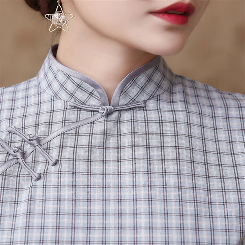 Qipao 2020 Spring,Summer Elegant Chinese Dress for Women Plaid Evening Party Dresses Cheongsam Traditional Wedding Party Asian
Qipao 2020 Spring,Summer Elegant Chinese Dress for Women Plaid Evening Party Dresses Cheongsam Traditional Wedding Party Asian