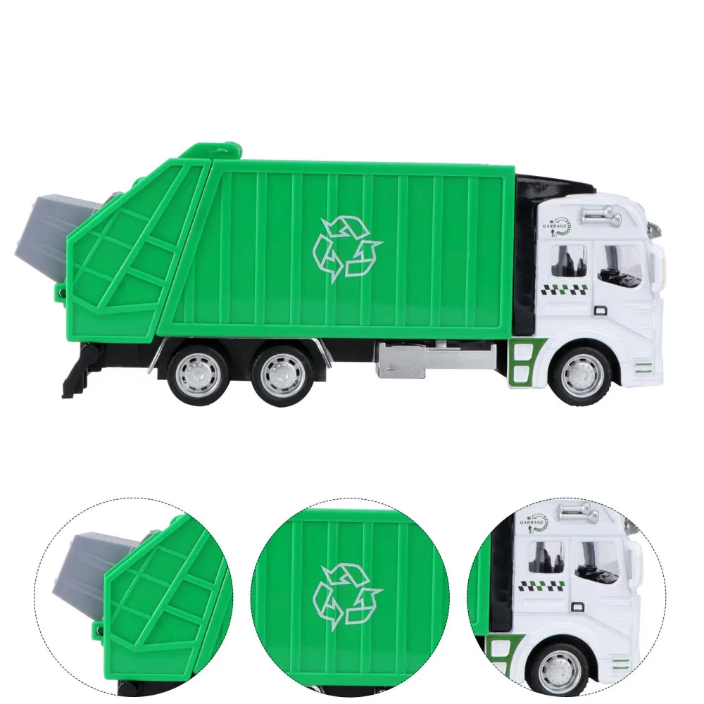 Garbage Truck Friction Powered Pull-back Alloy Car Cool Trash Truck Game for Toddlers Kids
Garbage Truck Friction Powered Pull-back Alloy Car Cool Trash Truck Game for Toddlers Kids