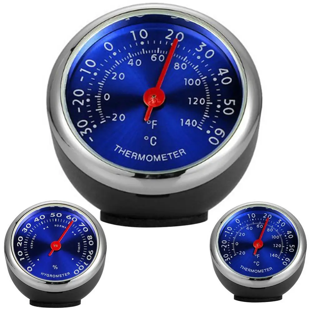 Mini Car Dashboard Thermometer Hygrometer Mechanical Ornament Auto Decoration car accessories 2020
Mini Car Dashboard Thermometer Hygrometer Mechanical Ornament Auto Decoration car accessories 2020