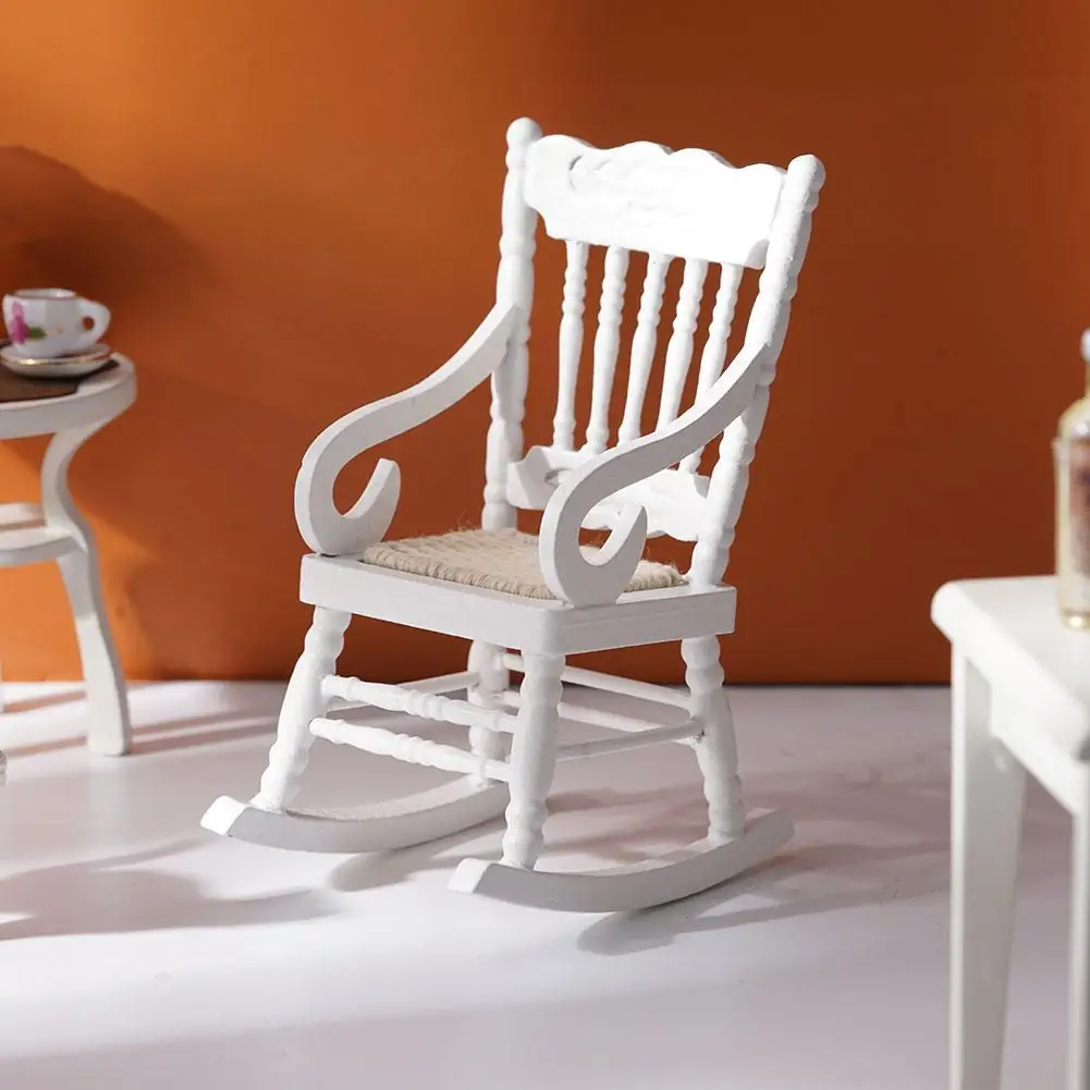 1:12 Dollhouse Wooden Furniture Model Set Simulation Toys House Chair Miniature Rocking Hot Toy Furniture Sale L5Y7
1:12 Dollhouse Wooden Furniture Model Set Simulation Toys House Chair Miniature Rocking Hot Toy Furniture Sale L5Y7