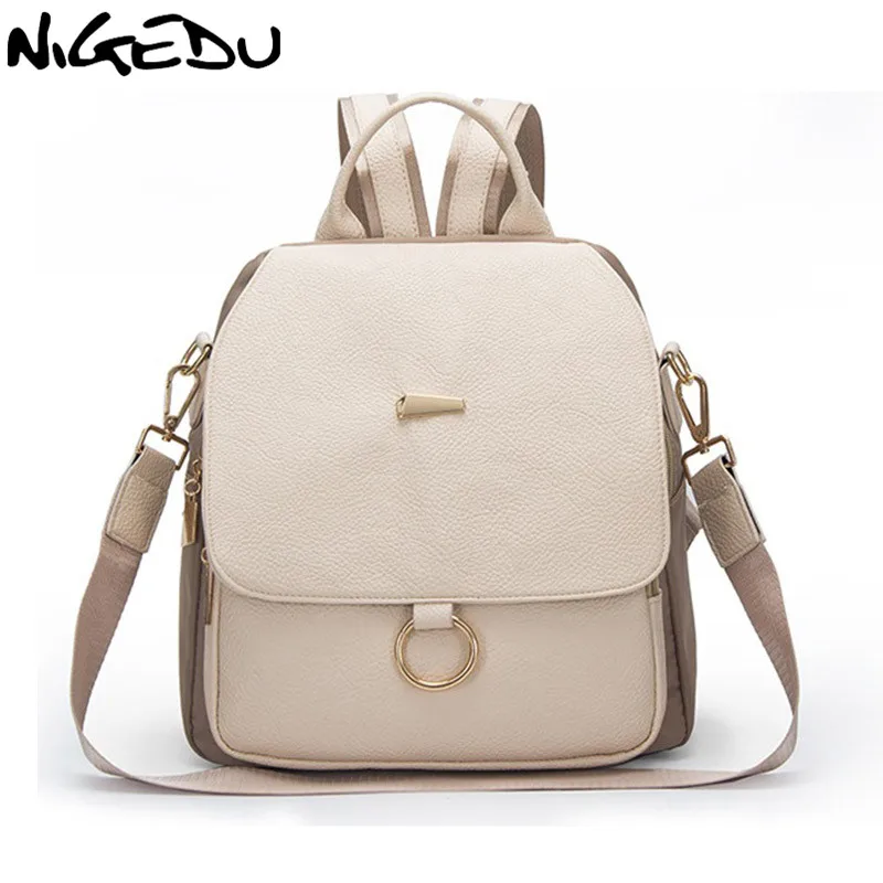 Women Backpack PU Leather Multifunctional Backpack Female Shoulder Bag Nylon Travel Bags Mochila College School Bag Big
Women Backpack PU Leather Multifunctional Backpack Female Shoulder Bag Nylon Travel Bags Mochila College School Bag Big