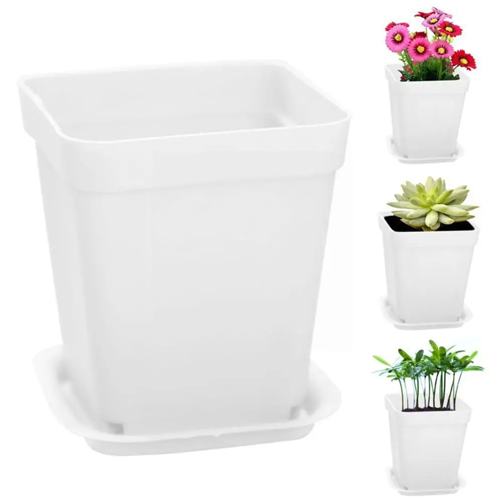 Mini Plastic Square White Flower Pot Home Office Potted Decorative Planting Succulent Pot Flower Pot Flower L6R0
Mini Plastic Square White Flower Pot Home Office Potted Decorative Planting Succulent Pot Flower Pot Flower L6R0