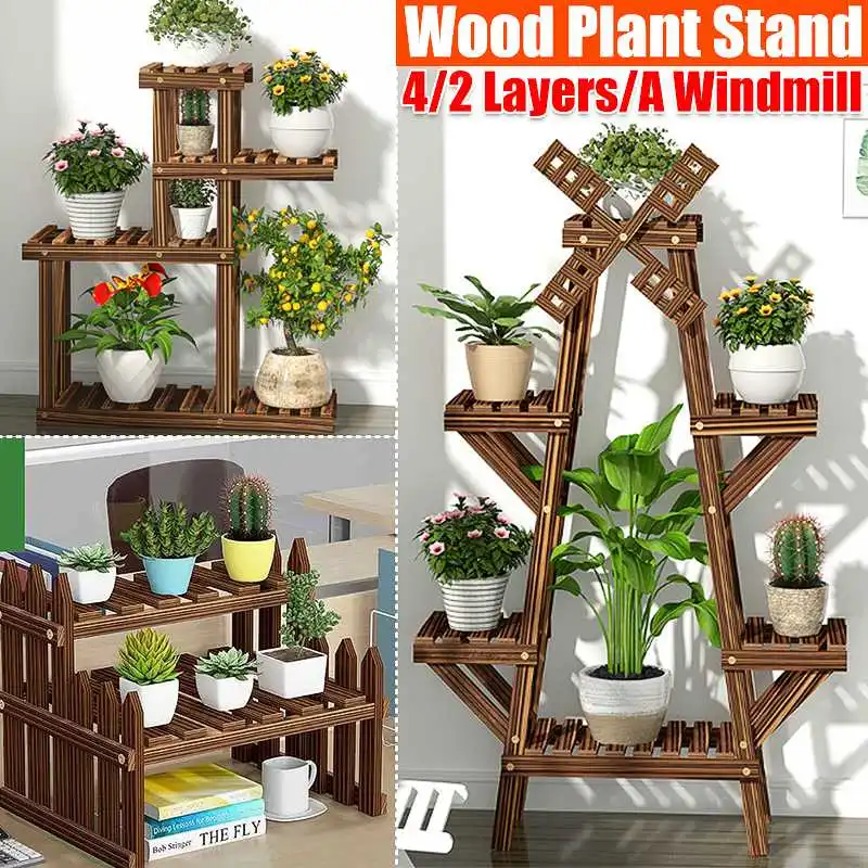 Windmill Wooden Plant Stand Pot Durable Plant shelf Flower pot stand Storage Rack Plant Holder Outdoor Furniture Decoration
Windmill Wooden Plant Stand Pot Durable Plant shelf Flower pot stand Storage Rack Plant Holder Outdoor Furniture Decoration