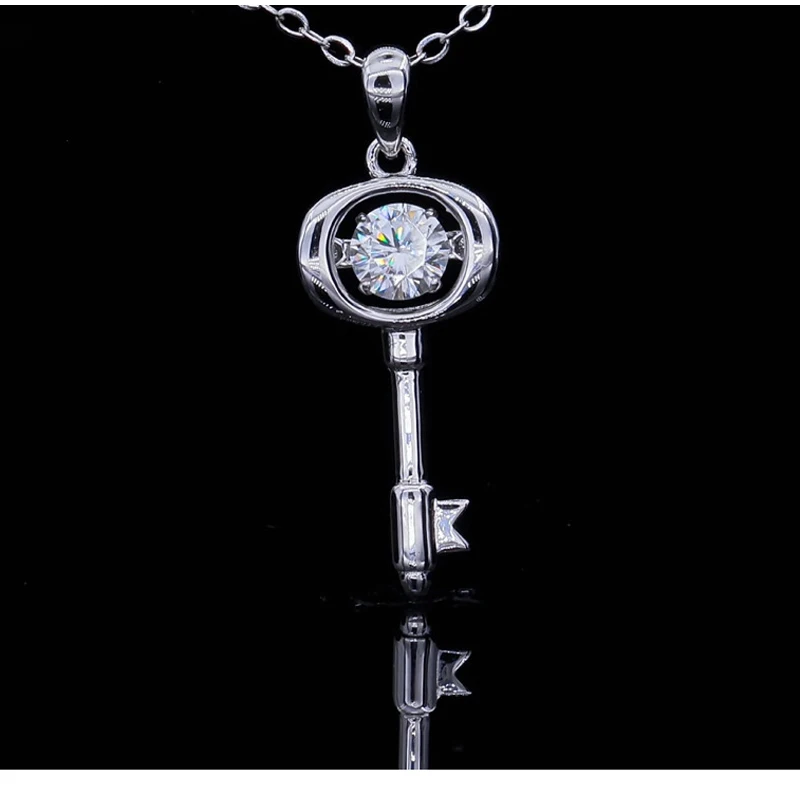 Женское ожерелье из серебра 2020 пробы, с муассанитом, 1 карат
Женское ожерелье из серебра 2020 пробы, с муассанитом, 1 карат