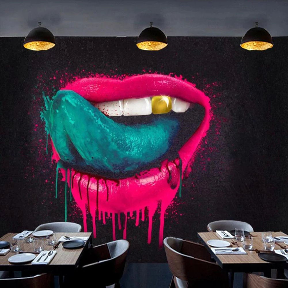 Milofi Custom Large 3D Wallpaper Mural Graffiti Golden Tooth Big Mouth Tooling Background Wall Decoration Mural Wallpaper
Milofi Custom Large 3D Wallpaper Mural Graffiti Golden Tooth Big Mouth Tooling Background Wall Decoration Mural Wallpaper