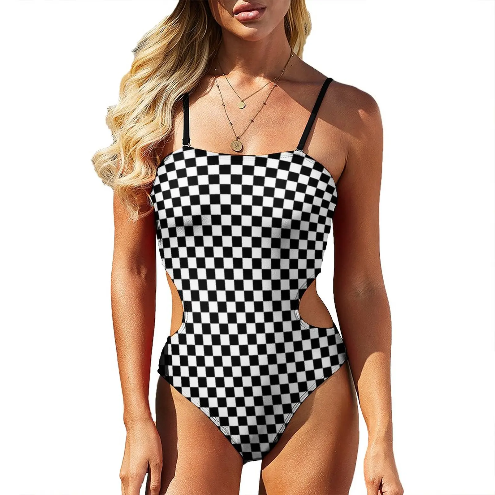 Геометрический купальник с высоким вырезом для подростков, новый слитный купальный костюм для ванной
Геометрический купальник с высоким вырезом для подростков, новый слитный купальный костюм для ванной