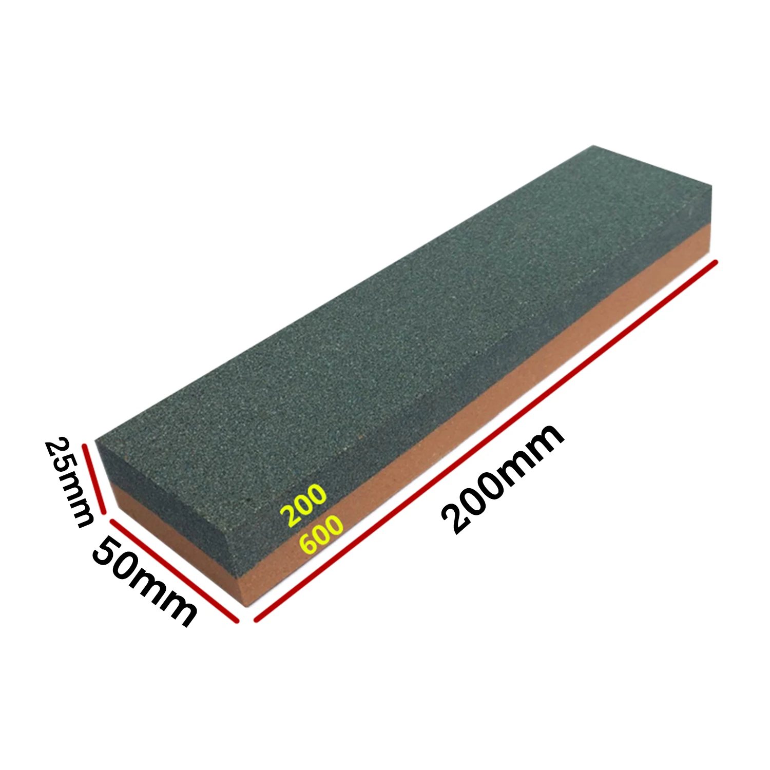 Sharpener 200/600 Grit Double Sides Knife Sharpening Stone Knives Coarse Sharpening Whetstone Grindstone 200*50*25mm
Sharpener 200/600 Grit Double Sides Knife Sharpening Stone Knives Coarse Sharpening Whetstone Grindstone 200*50*25mm