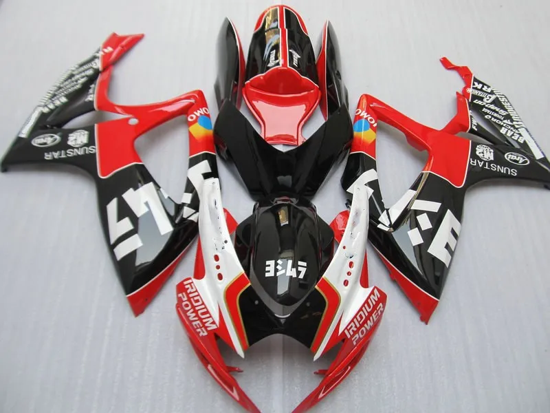 Комплект обтекателей для мотоцикла GSXR600 750 K6 06 07 GSXR 600 GSXR750 2006 2007 ABS красный