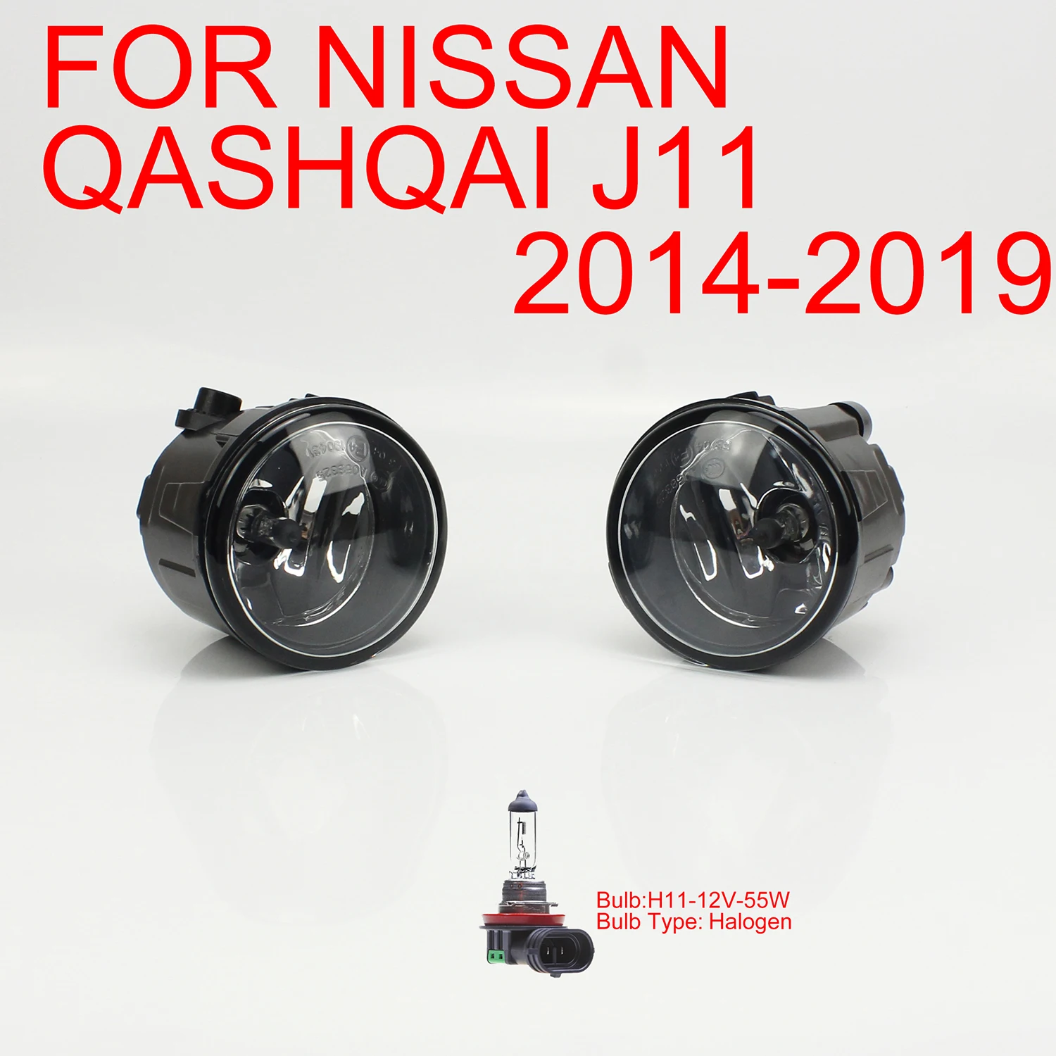 For Nissan Qashqai J11 2014 2015 2016 2017 2018 Fog Light Lamp Driver & Passenger Side Direct Replacement /Bulb H11-12V-55W
For Nissan Qashqai J11 2014 2015 2016 2017 2018 Fog Light Lamp Driver & Passenger Side Direct Replacement /Bulb H11-12V-55W