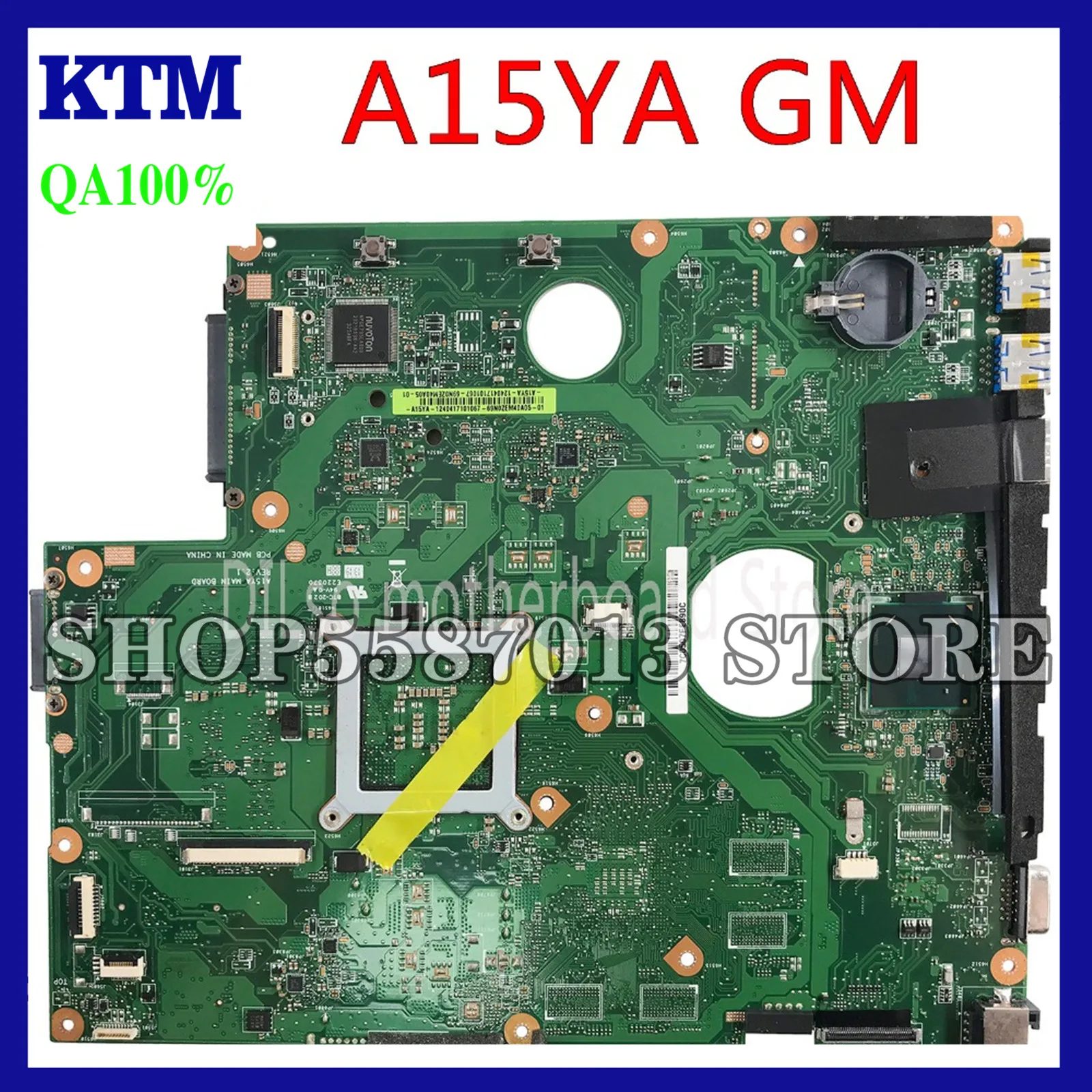 KEFU A15AY For ASUS A15 A15AY Laptop Motherboard A15YA Mainboard rev2.1Tested Motherboard 100% Work
KEFU A15AY For ASUS A15 A15AY Laptop Motherboard A15YA Mainboard rev2.1Tested Motherboard 100% Work