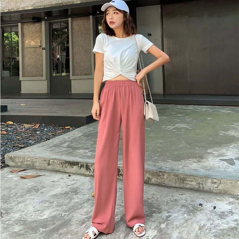 Chiffon Loose High Waist Pants Womens Pants Full Length Pants 2020 Summer Wide Pants Womans Autumn Red Pants Fashionable
Chiffon Loose High Waist Pants Womens Pants Full Length Pants 2020 Summer Wide Pants Womans Autumn Red Pants Fashionable