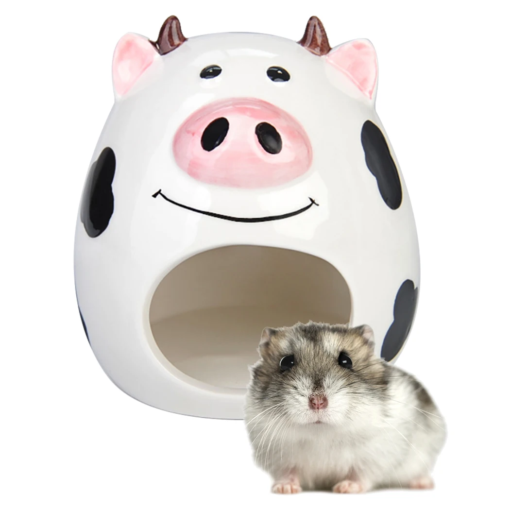 Large Ceramic Hamster Cave Summer Heat And Cooling Hamster Ceramic Nest Cartoon Cow Cool Air-Conditioned Room
Large Ceramic Hamster Cave Summer Heat And Cooling Hamster Ceramic Nest Cartoon Cow Cool Air-Conditioned Room