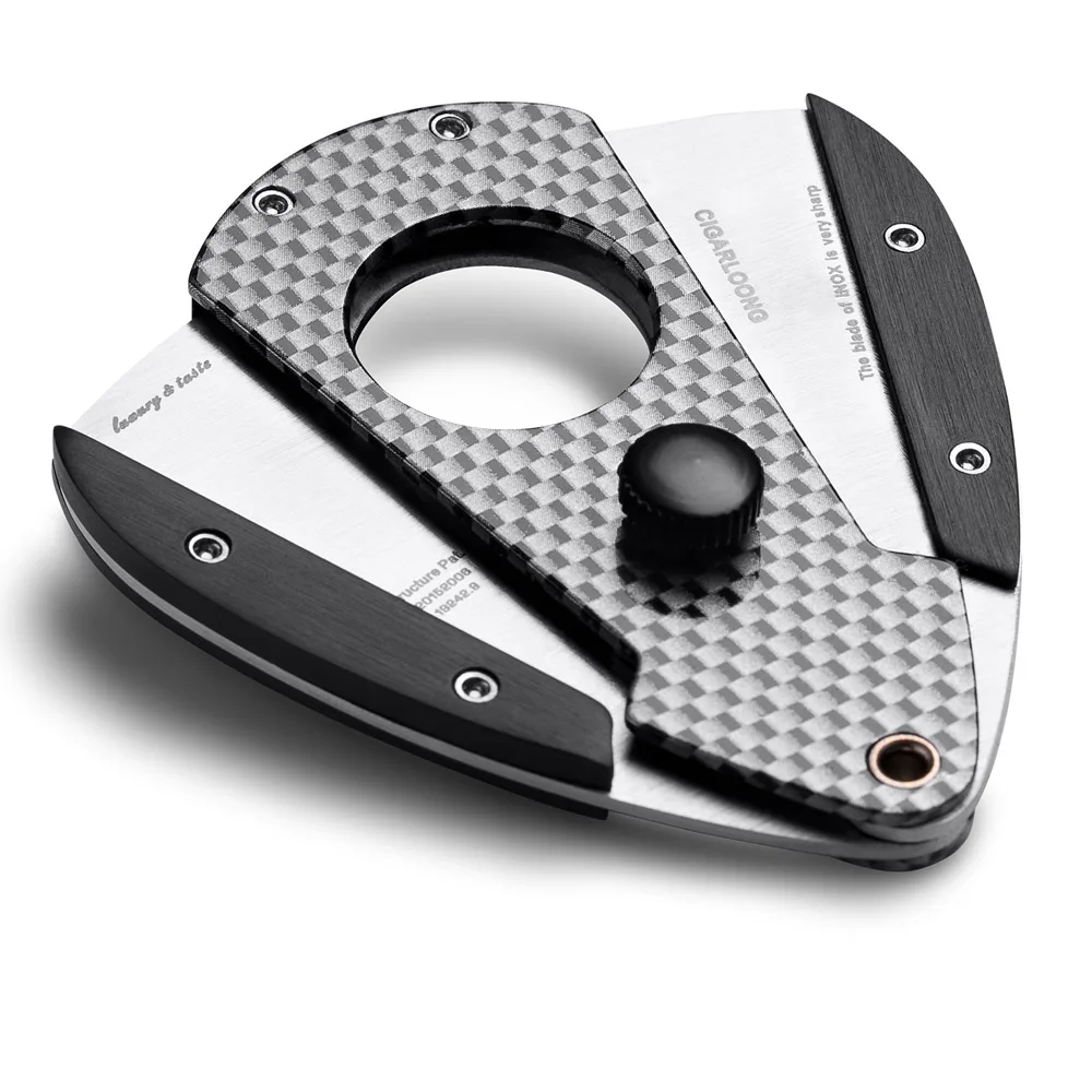 High quality Cigar Cutter Double Stainless Steel Blades Guillotine Metal Sharp Sigaar Cutter Cigar Scissor With Gift Box CC-1905
High quality Cigar Cutter Double Stainless Steel Blades Guillotine Metal Sharp Sigaar Cutter Cigar Scissor With Gift Box CC-1905