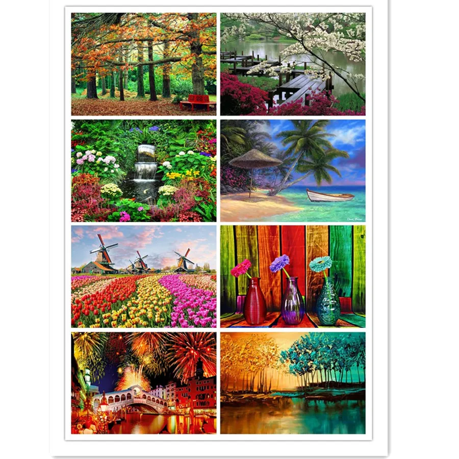 DIY 5D Diamond Painting Full Round Diamond Diamond Embroidery Landscape Mosaic Rhinestone Picture Home Decoration
DIY 5D Diamond Painting Full Round Diamond Diamond Embroidery Landscape Mosaic Rhinestone Picture Home Decoration