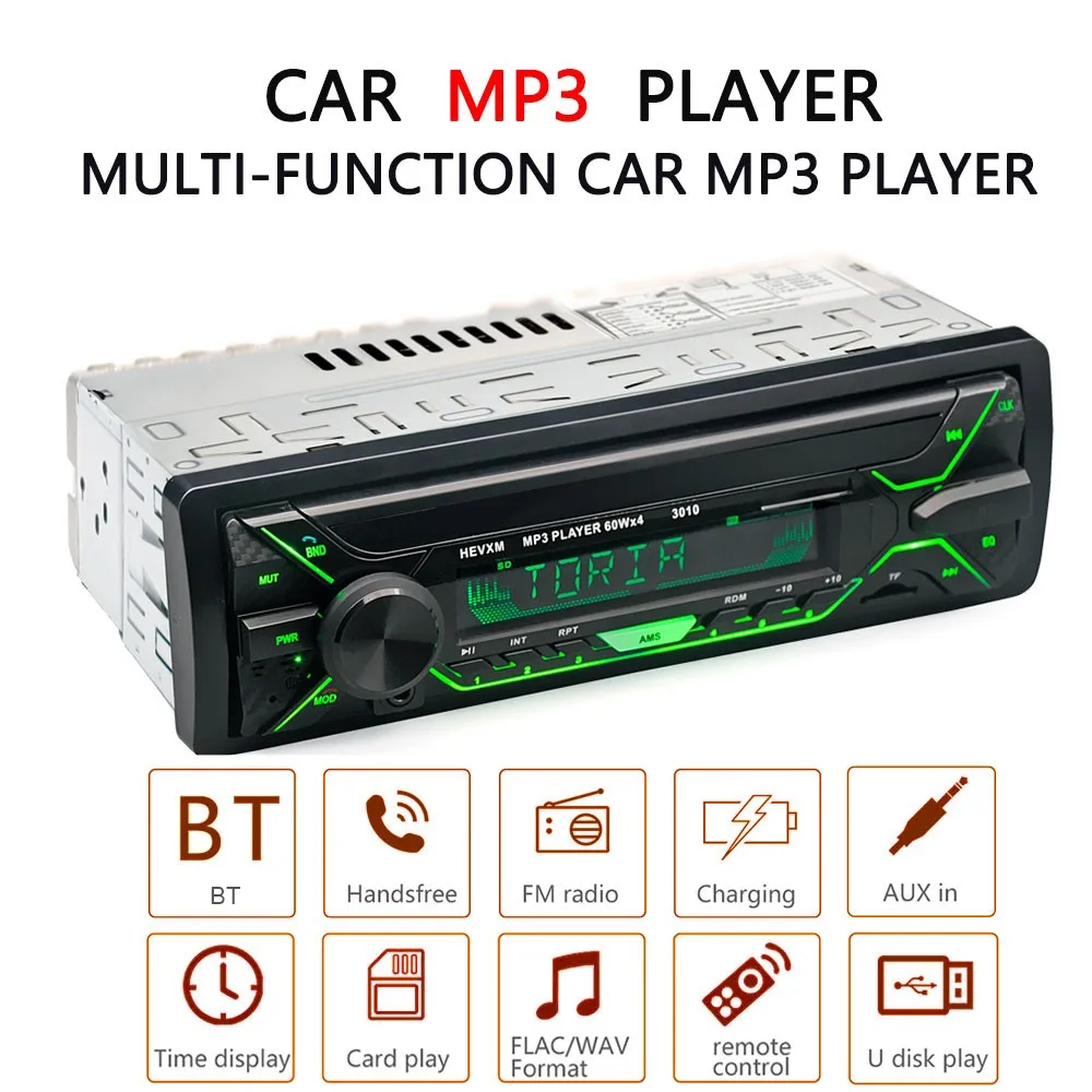 Auto Car Multimedia Player Classic Bluetooth-compatible Car Radio Stereo FM Receiver Automobile MP3 Player Auto Car Accessories
Auto Car Multimedia Player Classic Bluetooth-compatible Car Radio Stereo FM Receiver Automobile MP3 Player Auto Car Accessories