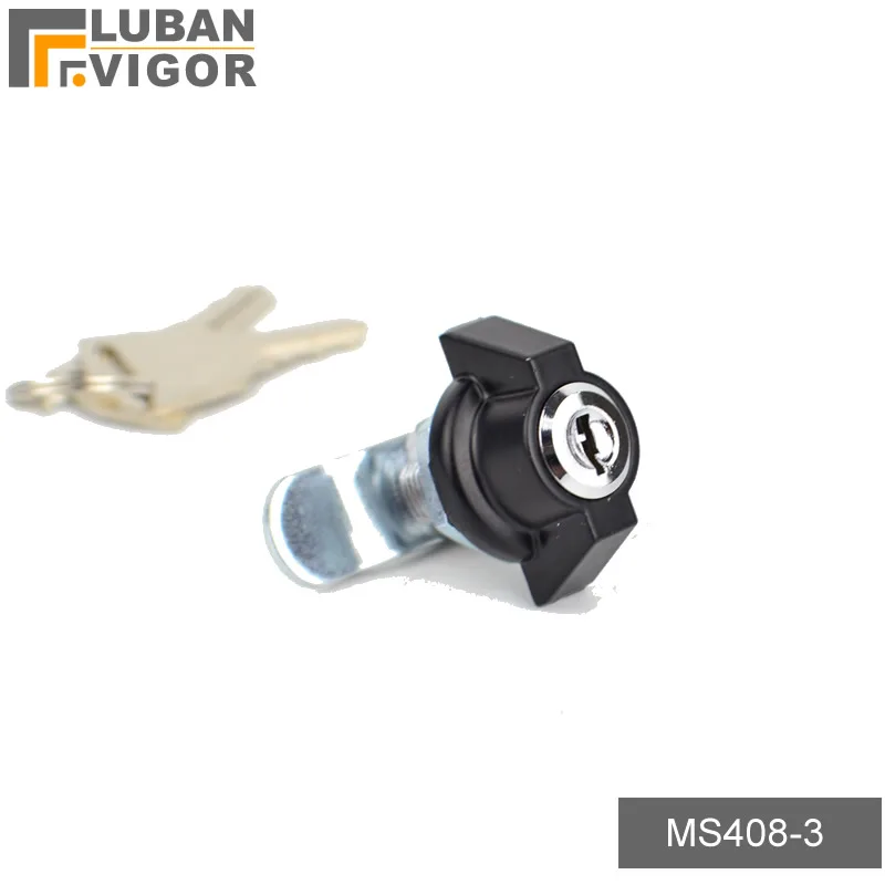 

MS408-3,black handle cabinet lock with keys, Durable,Cam locks,for distribution box, switchgear, control cabinet