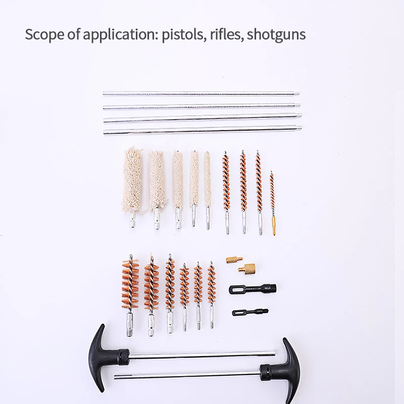Gun Barrel Cleaning Rod Brush Head Kit For Rifle Pistol Gun Cleaning Tool Barrel Brushes Tools For Caliber Handguns Cleaning Set
Gun Barrel Cleaning Rod Brush Head Kit For Rifle Pistol Gun Cleaning Tool Barrel Brushes Tools For Caliber Handguns Cleaning Set