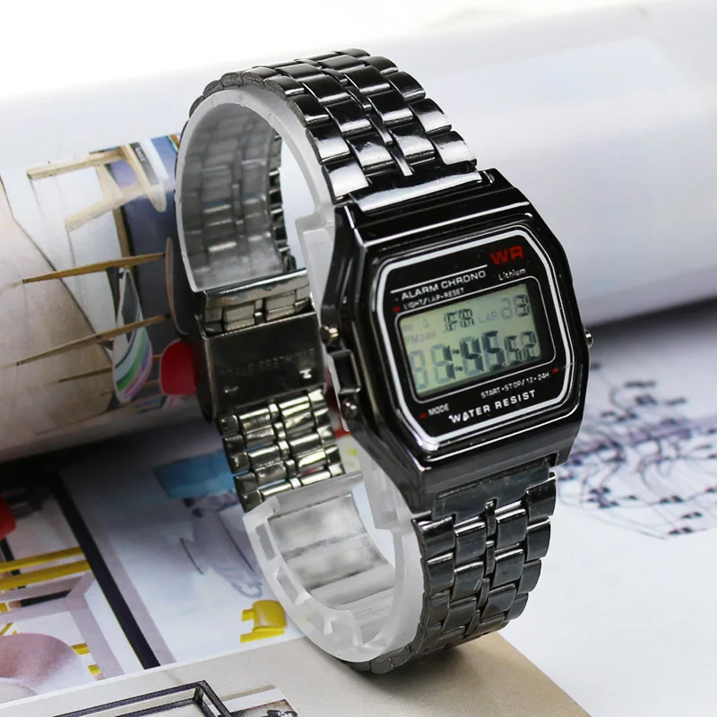 Rose Gold Silver Watches Men Women Electronic Digital Display Retro Style Clock Men's Relogio Masculin Reloj Hombre homme
Rose Gold Silver Watches Men Women Electronic Digital Display Retro Style Clock Men's Relogio Masculin Reloj Hombre homme