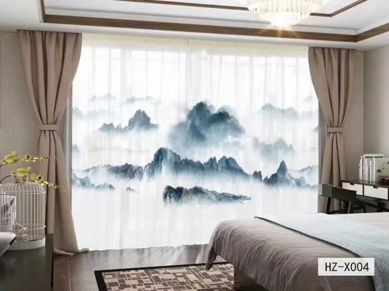 3D Chinese Style Ink Mountains Floral Landscape Customized Curtains Drape Panel Sheer Tulle Home Decoration Living Room Bedroom
3D Chinese Style Ink Mountains Floral Landscape Customized Curtains Drape Panel Sheer Tulle Home Decoration Living Room Bedroom