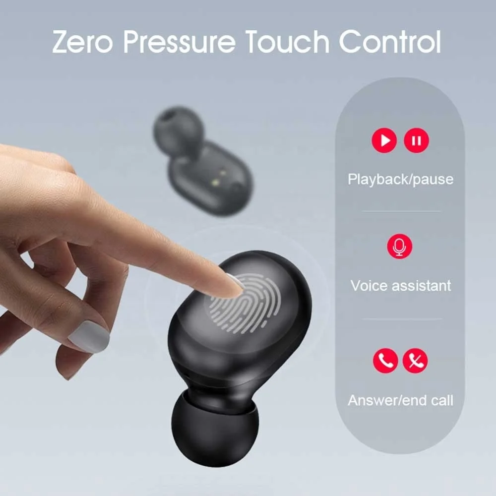 Fingerprint Touch Earphones HD Stereo Wireless Headphones Noise Cancelling Gaming Headset 4.8 Earphone
Fingerprint Touch Earphones HD Stereo Wireless Headphones Noise Cancelling Gaming Headset 4.8 Earphone