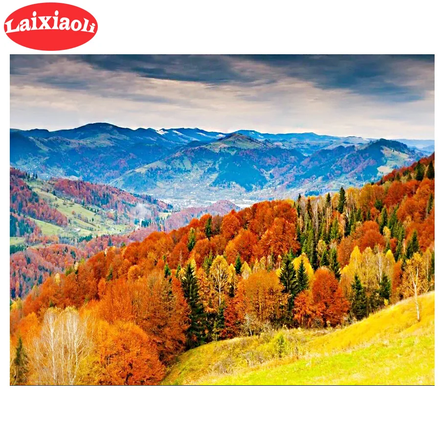 Diamond Embroidery DIY Diamond Painting colorful Forest Tree Landscape mountain Diamond Painting Cross Stitch Rhinestone Mosaic 
Diamond Embroidery DIY Diamond Painting colorful Forest Tree Landscape mountain Diamond Painting Cross Stitch Rhinestone Mosaic