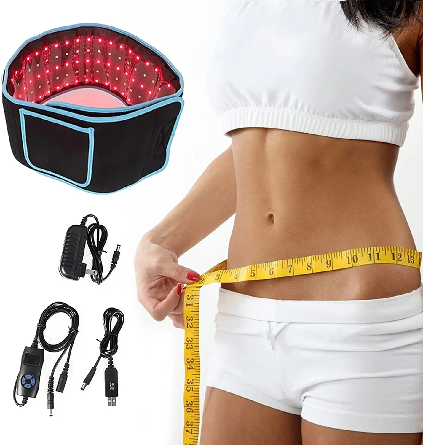 Red LED Light & Infrared Therapy Belt 850nm 660nm Waist Pain Relief Belt Weight Loss Slimming Machine Waist Heat Pad Massager
Red LED Light & Infrared Therapy Belt 850nm 660nm Waist Pain Relief Belt Weight Loss Slimming Machine Waist Heat Pad Massager
