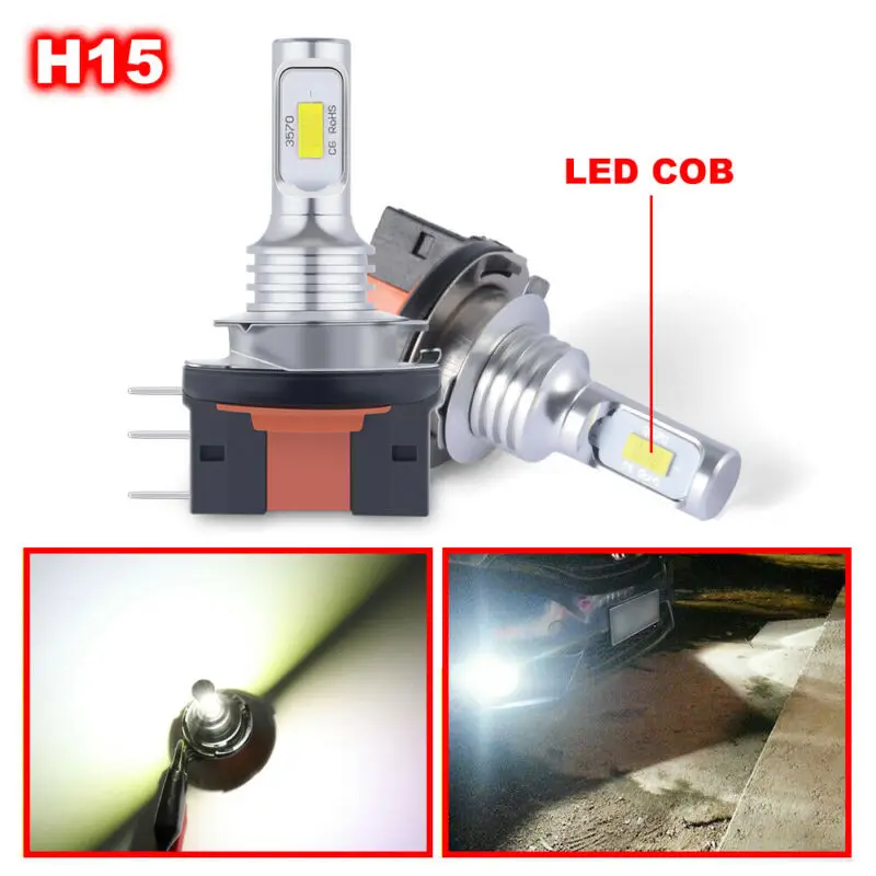 2pcs 160W H15 LED Bulb For BMW Mercedes DRL Daytime Running Light LD2373 Ceramic + Aviation Aluminum
2pcs 160W H15 LED Bulb For BMW Mercedes DRL Daytime Running Light LD2373 Ceramic + Aviation Aluminum
