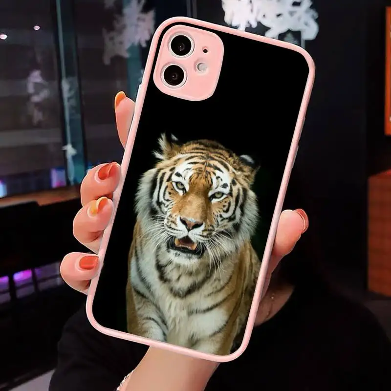 Phone Case For iPhone 12 11 Mini Pro XR XS Max 7 8 Plus X Fashion Tiger Leopard Matte transparent Pink Cover
Phone Case For iPhone 12 11 Mini Pro XR XS Max 7 8 Plus X Fashion Tiger Leopard Matte transparent Pink Cover