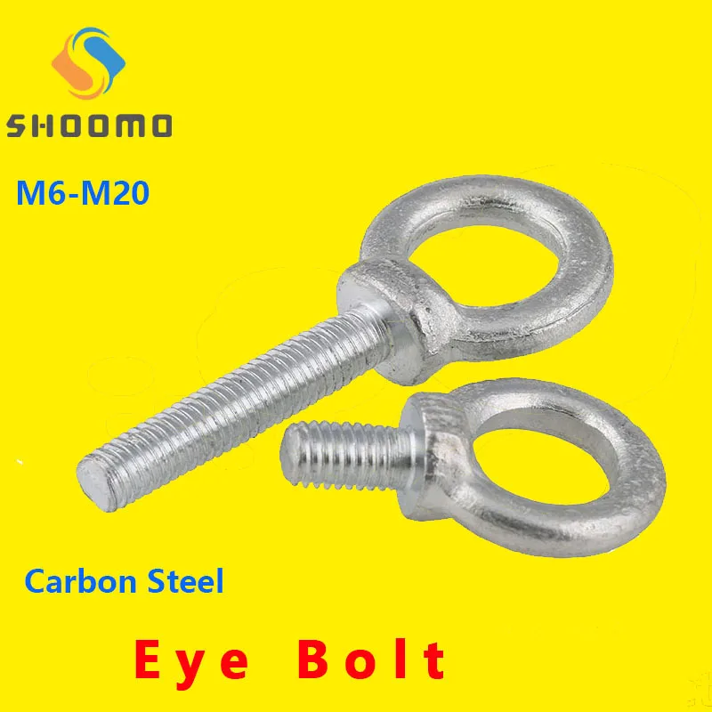 Болт с отверстием под глаз, подъемное кольцо под глаз, болт с кольцом, винт с петлей для кабельной веревки, болт под глаз из углеродистой стал... 
Болт с отверстием под глаз, подъемное кольцо под глаз, болт с кольцом, винт с петлей для кабельной веревки, болт под глаз из углеродистой стал...