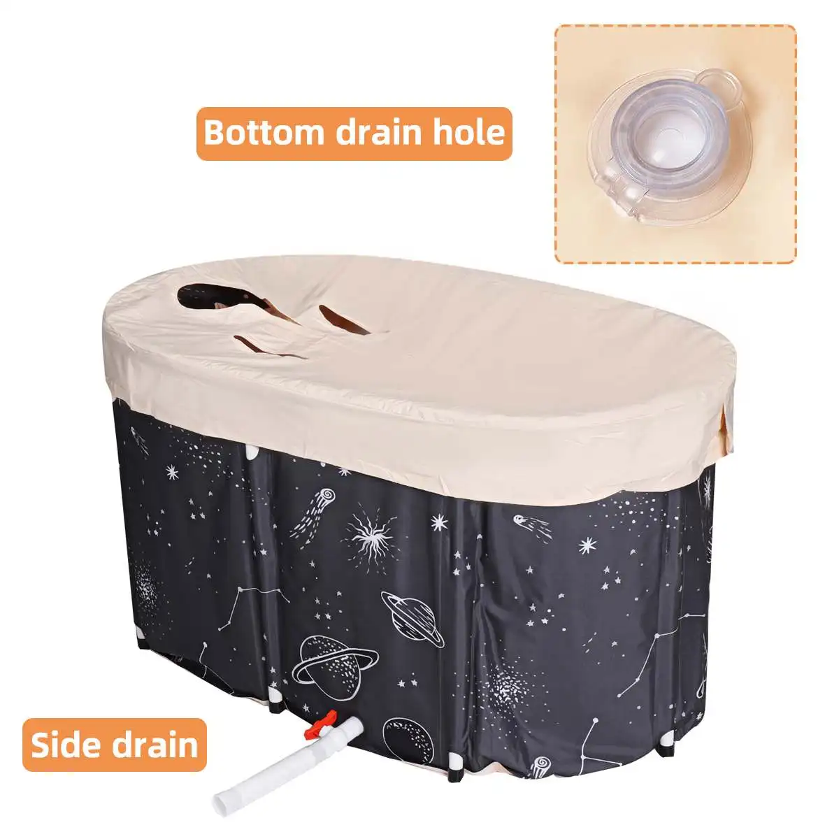 Bath Sauna Folding Bathtub Adult Household Bath Barrel Double Foldable Full Body Hot Tub Lid Thickened Peach Skin SPA Bathing
Bath Sauna Folding Bathtub Adult Household Bath Barrel Double Foldable Full Body Hot Tub Lid Thickened Peach Skin SPA Bathing