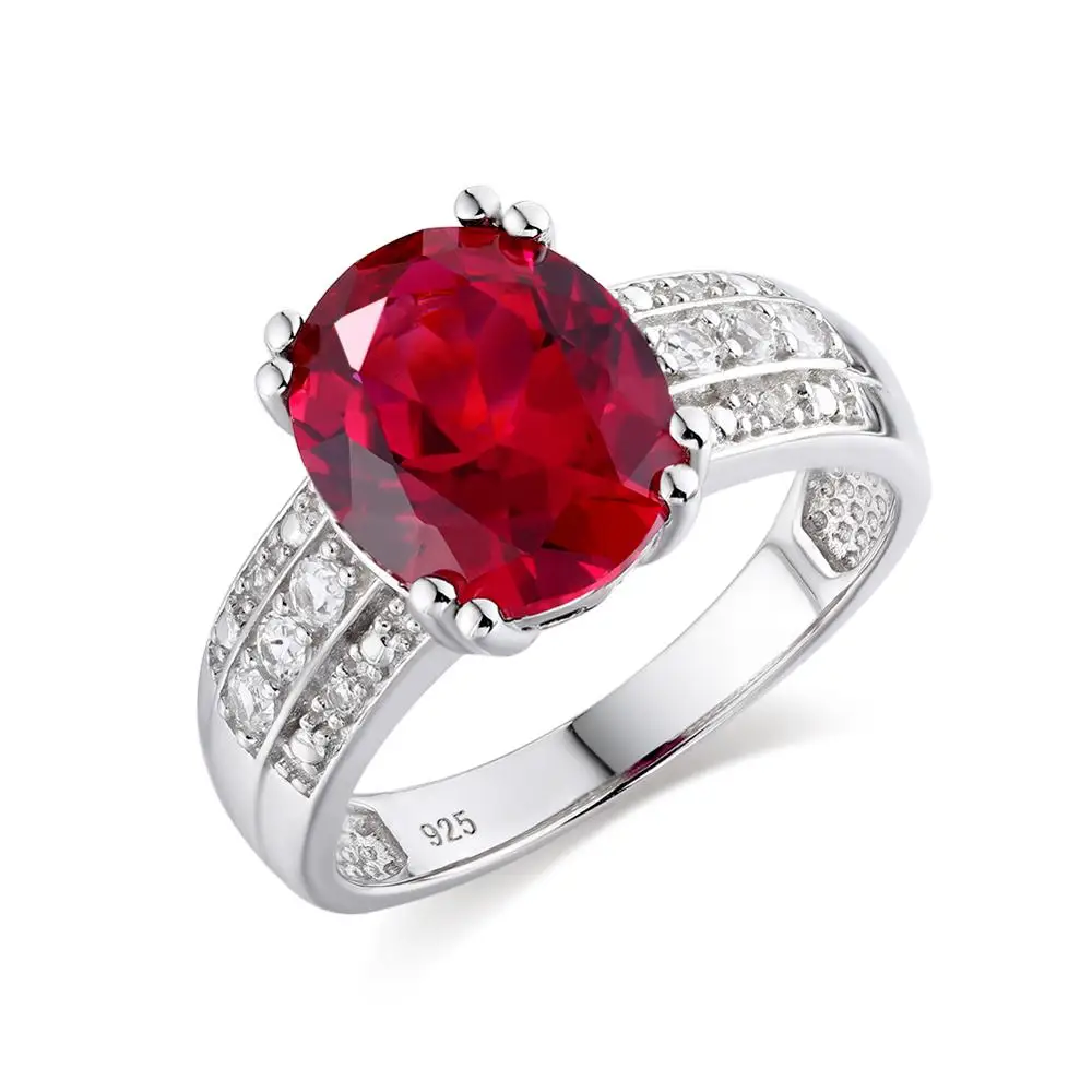GZ ZONGFA Fashion Ring 925 Sterling Silver Red Gemstone Jewelry Party Women Engagement Wedding Ring
GZ ZONGFA Fashion Ring 925 Sterling Silver Red Gemstone Jewelry Party Women Engagement Wedding Ring